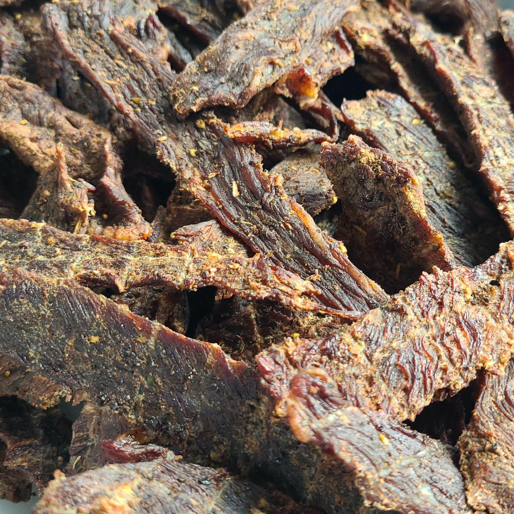 Cinnamon & Salmon Oil Beef Jerky Dog Treats | Canine Heritage Select Series™