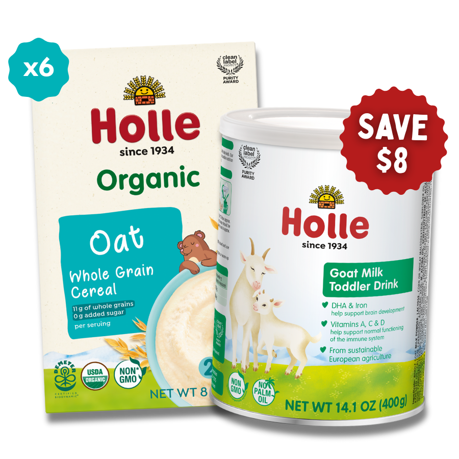 Goat & Oat Bundle: Goat Milk Toddler Drink and Oat Cereal