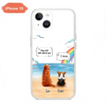 Personalized Memorial Pet Phone Case - Up to 4 Pets - Memorial Gift Idea for Dog/Cat Lovers - They Still Talk About You - Cases For iPhone/Samsung