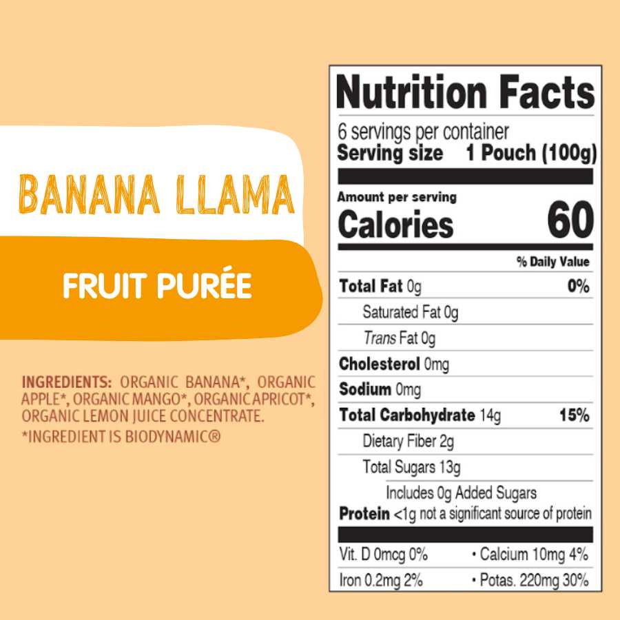 Starting Solids Variety Bundle: Apple & Plum Jars, Oat Cereal, Banana Llama