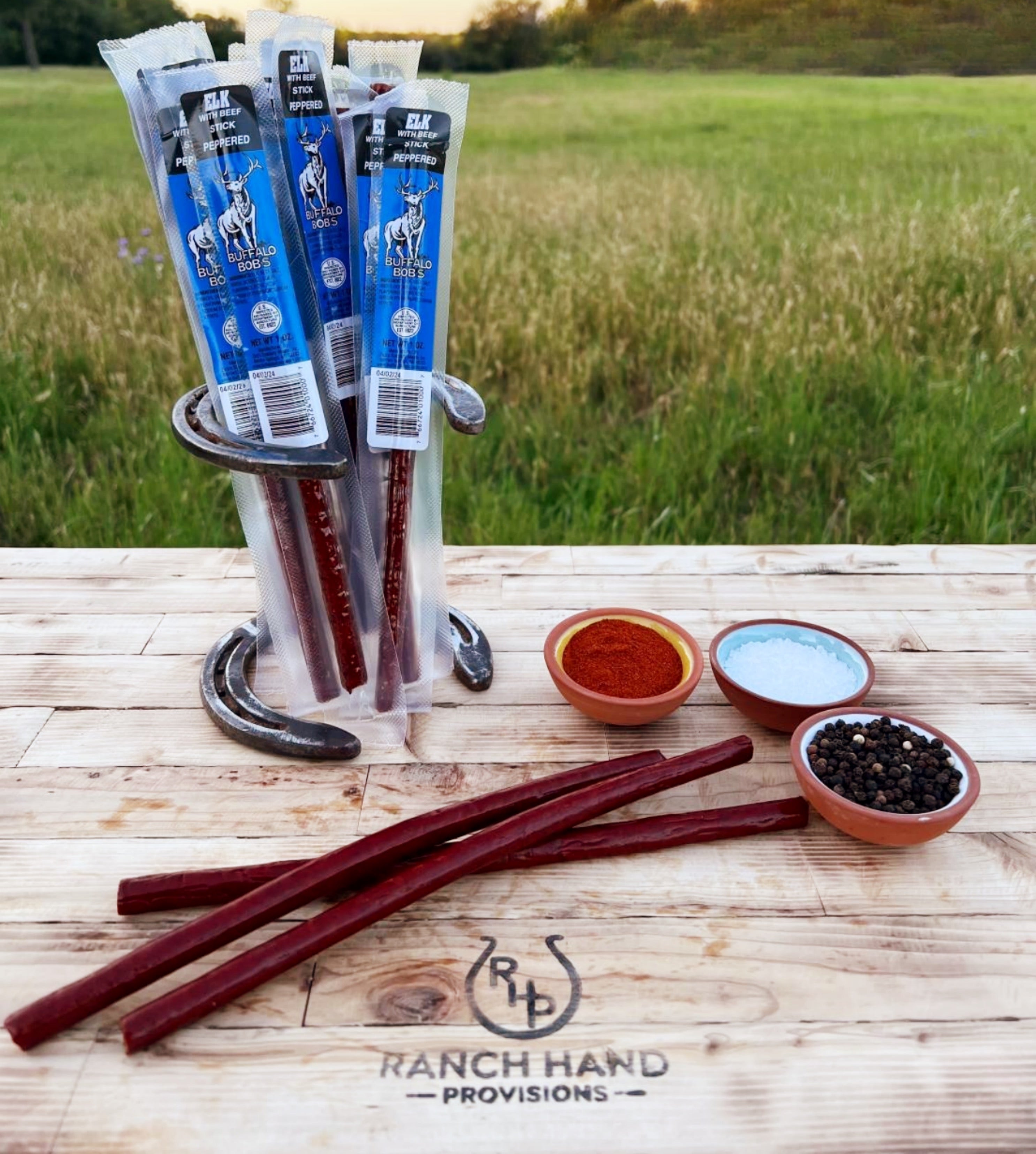 Elk Jerky Stick (Peppered)