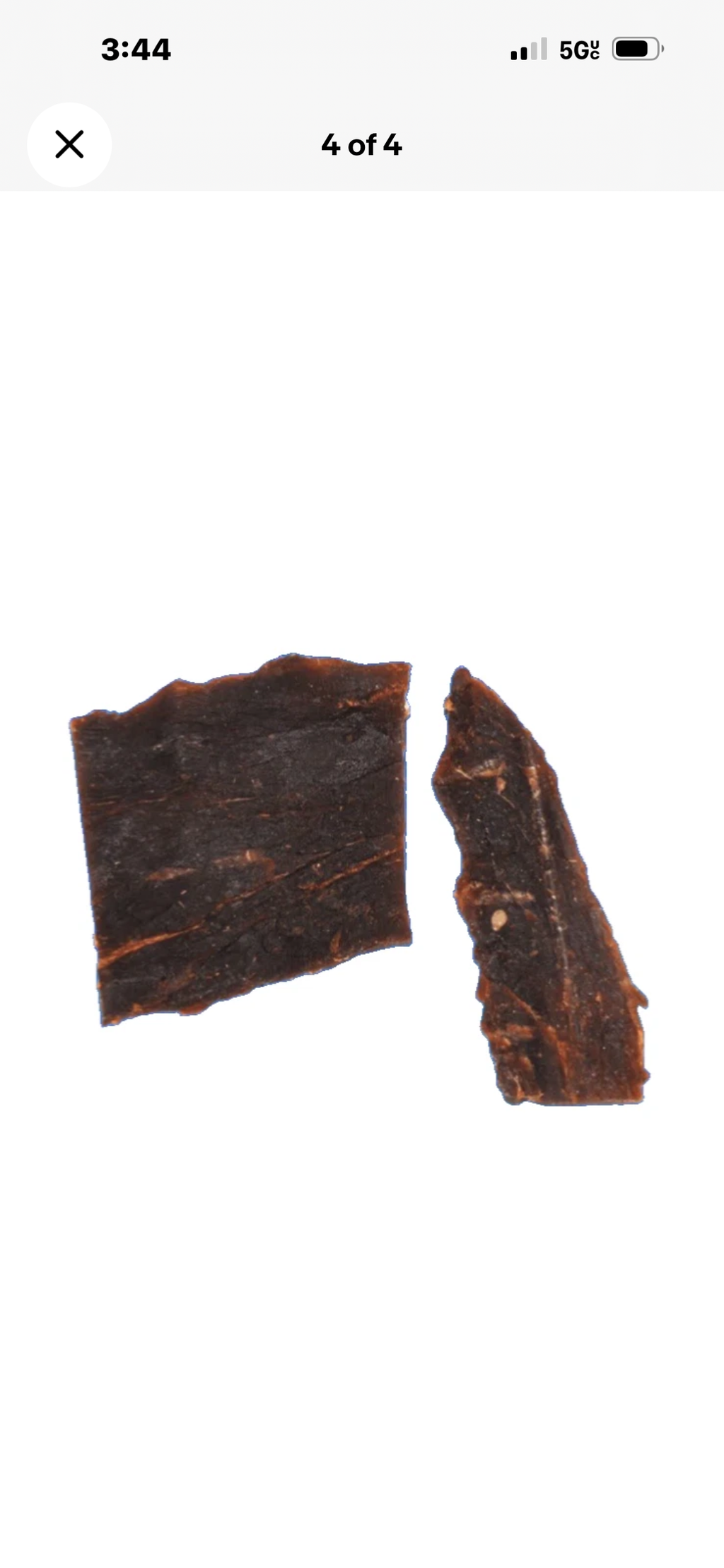 6 - 4 OZ bag, Cedar Creek Teriyaki Beef Jerky, Old Fashioned, No Preservatives