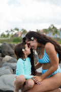 Stevie Two Piece Kids Swimsuit - Seafoam