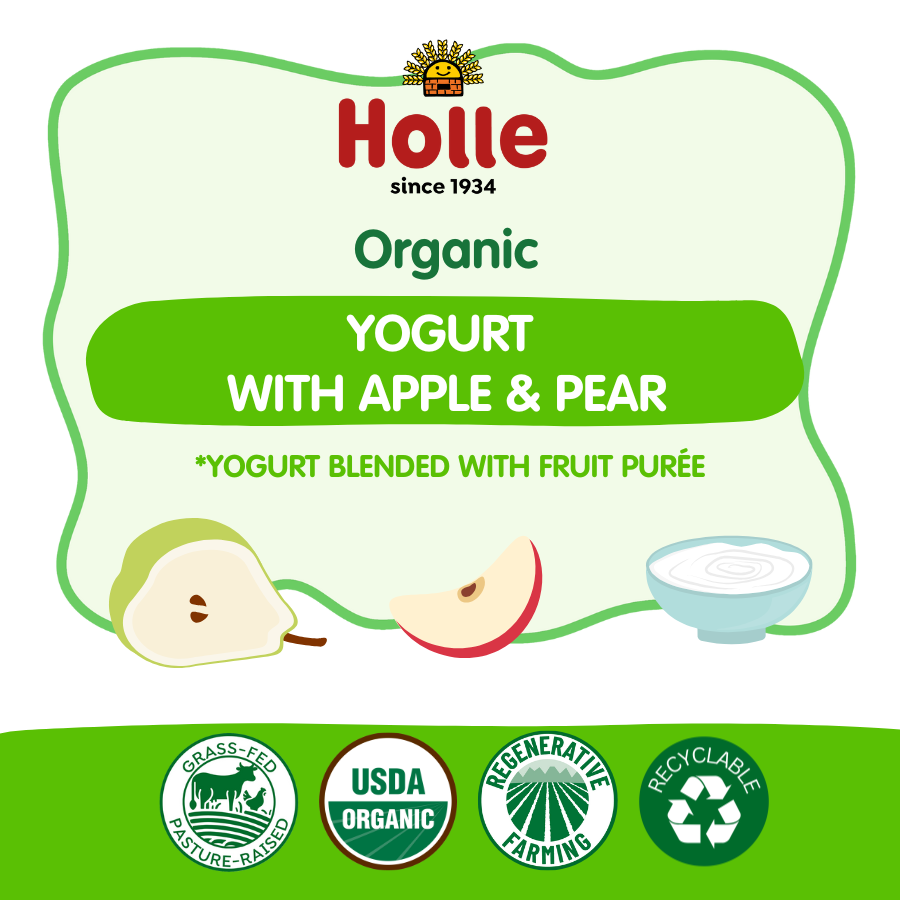 Organic Apple & Pear Yogurt Pouches