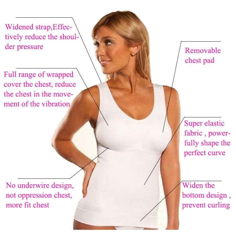 Women's Tummy Control Shape Wear Tank Tops XXL
