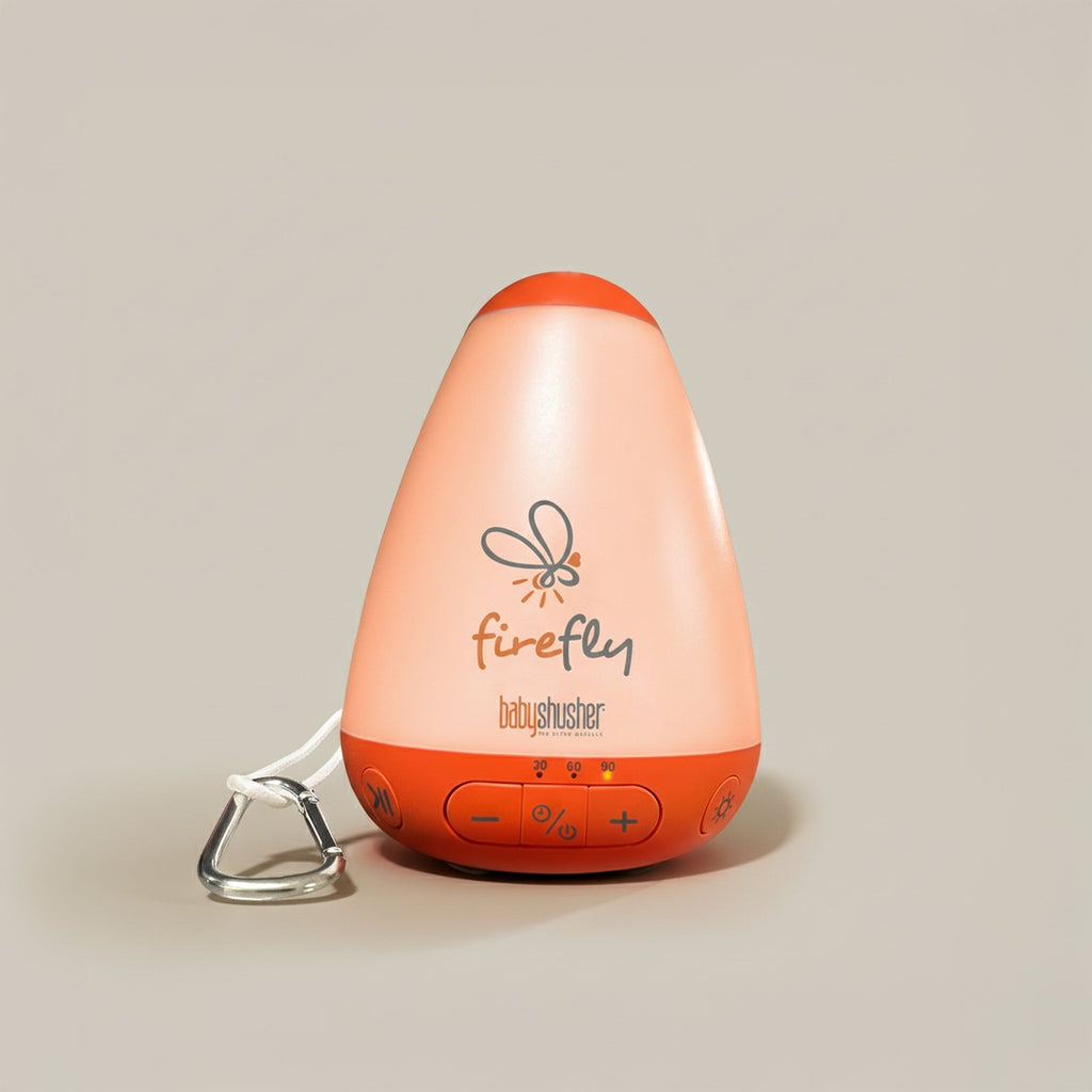 Firefly Portable Baby Sound Machine – Rechargeable Shushing & Night Light by Baby Shusher
