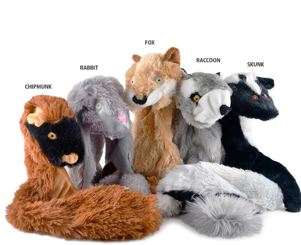 Jeffers Thinnies Unstuffed Plush Dog Toys, 21"L