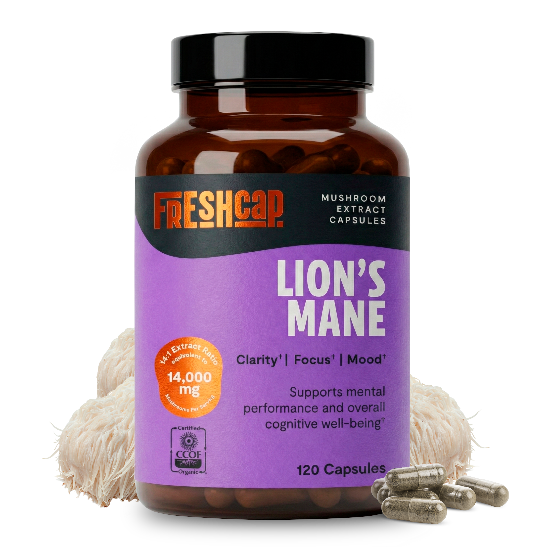 Lion's Mane Mushroom Extract Capsules