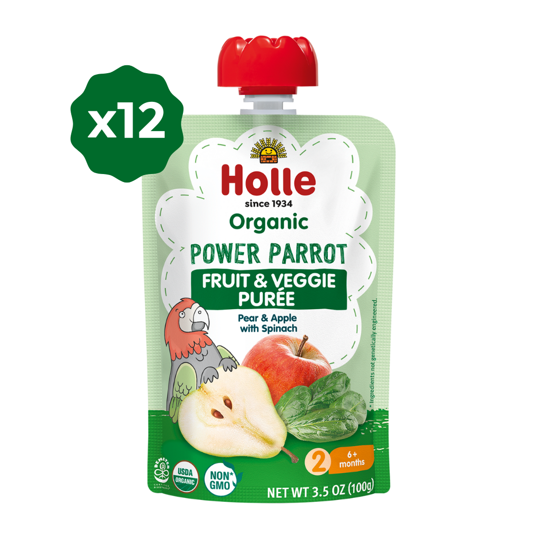 Organic Power Parrot Fruit & Veggie Purée